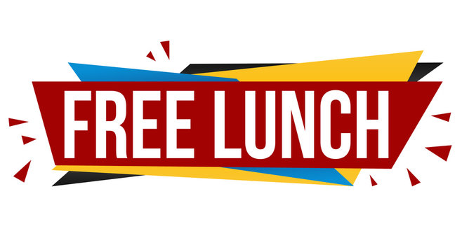 Free lunch banner design