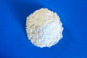 boric acid powder heap topview
