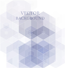 Fototapeta premium Abstract blue, purple color hexagon background. vector. geometric pattern with a gradient. Ideas for your business presentations, design.