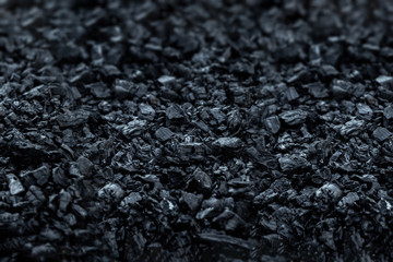 Dark coal texture, coal mining, fossil fuels, environmental pollution.