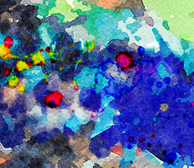 Abstract design pattern in happy bright colors, warm volume brush strokes on canvas, template backdrop for print flyers, banners, advertising production, invitations and cards, web graphic background