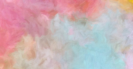 Abstract design pattern in happy bright colors, warm volume brush strokes on canvas, template backdrop for print flyers, banners, advertising production, invitations and cards, web graphic background