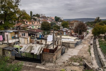 Slum in Varna Bulgaria - obrazy, fototapety, plakaty