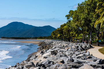 view of the sea and mountains