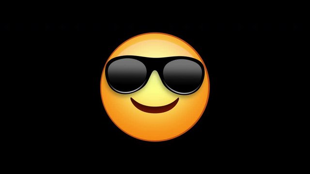 Cool emoji emoticon animated loops. Easy integration to any video with luma matte