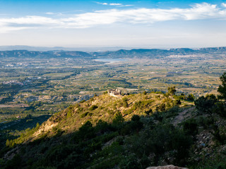  panoramic of the valley from the mountains
