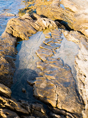  coastline with volcanic rocks by the sea