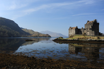 Fototapeta na wymiar Eilean Donan, famoso castello scozzese location di film