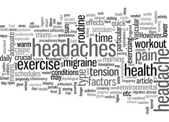 Is Exercise A Pain In Your Head