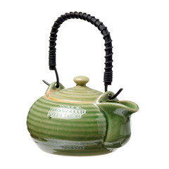 teapot on white background