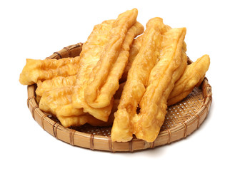 Chinese Fritters on white background