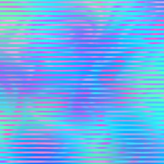 Holographic Design on Gradient Background - Cute holographic pattern on bright neon gradient background