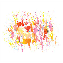 abstract watercolor background with colorful splash on paper.