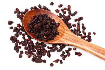 Schisandra on white background