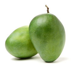 mangos on white background 
