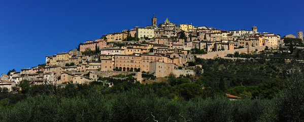 Panorama sul borgo di Trevi