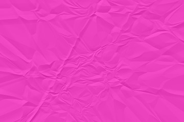 crumpled pink paper background close up