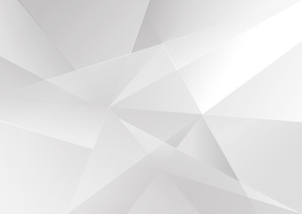 White and grey background. Corporate technology modern design. Pattern style geometric. Abstract modern background used about technology or product presentation backdrop. Vector illustration.