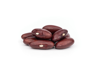 Dry red beans .