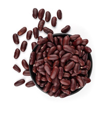 Dry red beans .