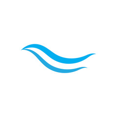 Water Wave Logo Template vector