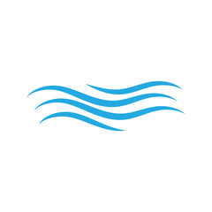 Water Wave Logo Template vector