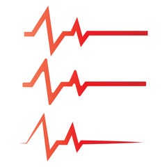 Sound wave logo template vector icon i
