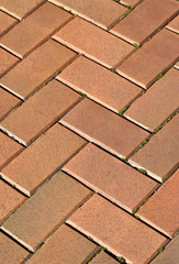 Brick pavement, background texture.