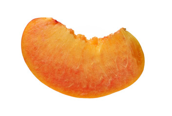 Gold Peach on a white background