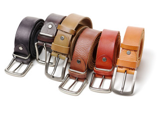 belts on a background. belts. belts on background