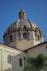 Fototapeta na wymiar beautiful church roof amazing architecture