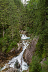 Wodogrzmoty Mickiewicza - Waterfall. Tatra National Park.