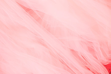 Obraz premium white organza fabric texture background