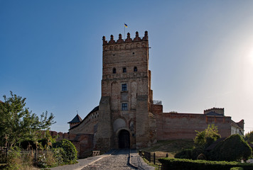 Obraz premium Die Burg Lutsk in Lutsk in der Ukraine 
