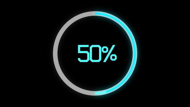 animation of preloader with circles 