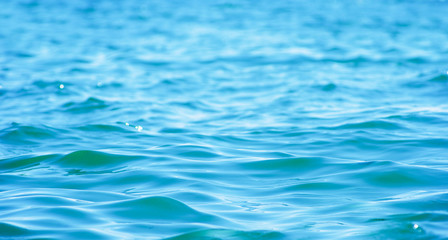 Blue sea water background texture