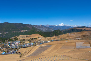 Agriculture Field in Highland Yunnan China