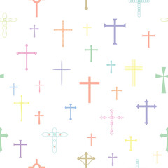 crosses seamless pattern background icon.