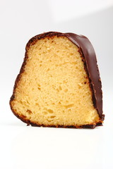 Bundt Cake with chocolate glaze