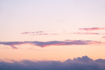 Fototapeta premium nuage couché de soleil