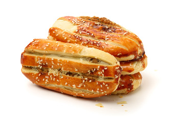 Chinese Cake on white background