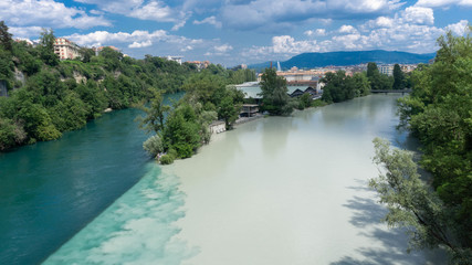 Fototapeta na wymiar Main rivers of Europe