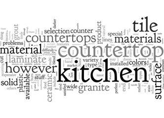 Choose Your New Kitchen Countertop WiselyOr Be Very Sorry Later