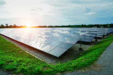 Solar panel, alternative electricity source - concept of sustainable resources, And this is the...