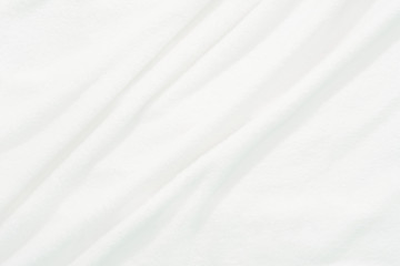 Obraz premium Soft white fabric textured background.