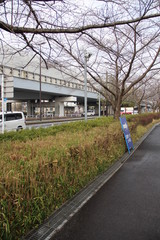 Fototapeta na wymiar Airport parking lot of Narita city, Chiba Prefecture