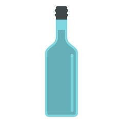 Water bottle icon. Flat illustration of water bottle vector icon for web design