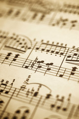 Music sheet view
