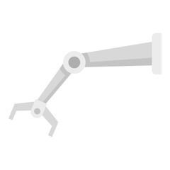Assembly line robot icon. Flat illustration of assembly line robot vector icon for web design