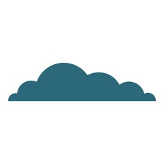 Fototapeta na wymiar Sky cloud icon. Flat illustration of sky cloud vector icon for web design